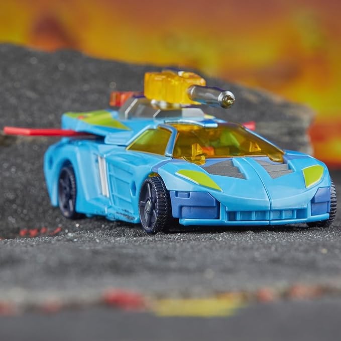 Transformers Legacy United Deluxe Class Cybertron Universe Hot Shot, 5.5-inch Converting Action Figure, 8+