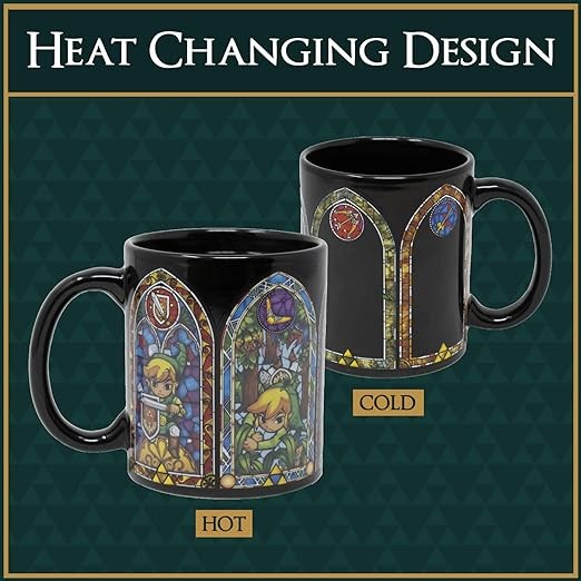 Paladone Legend of Zelda Heat Changing Ceramic Coffee Mug