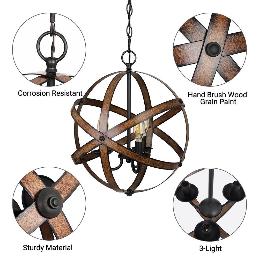 DEWENWILS Farmhouse Pendant Light Ceiling Light Fixture for Kitchen Island