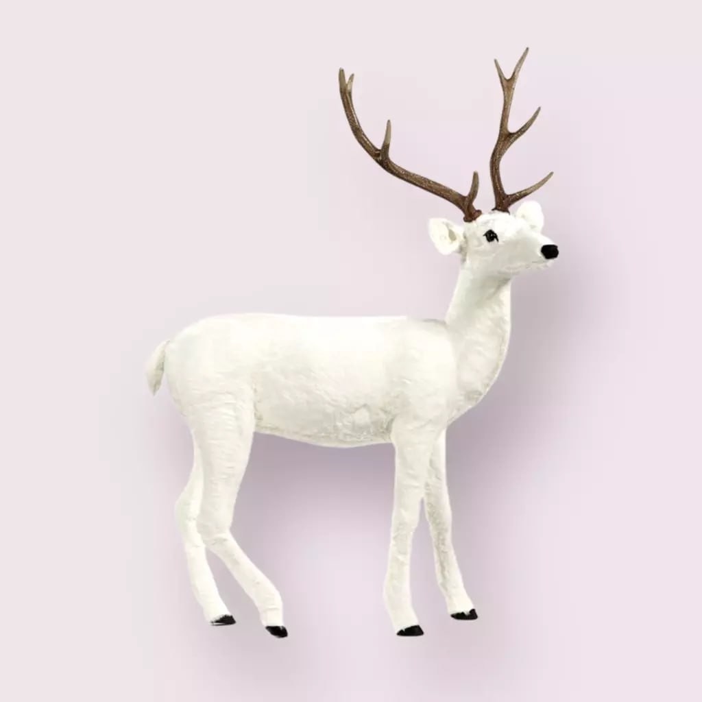 Beautiful White Stag Decoration Antler Christmas Winter GOODWILL 168cm New
