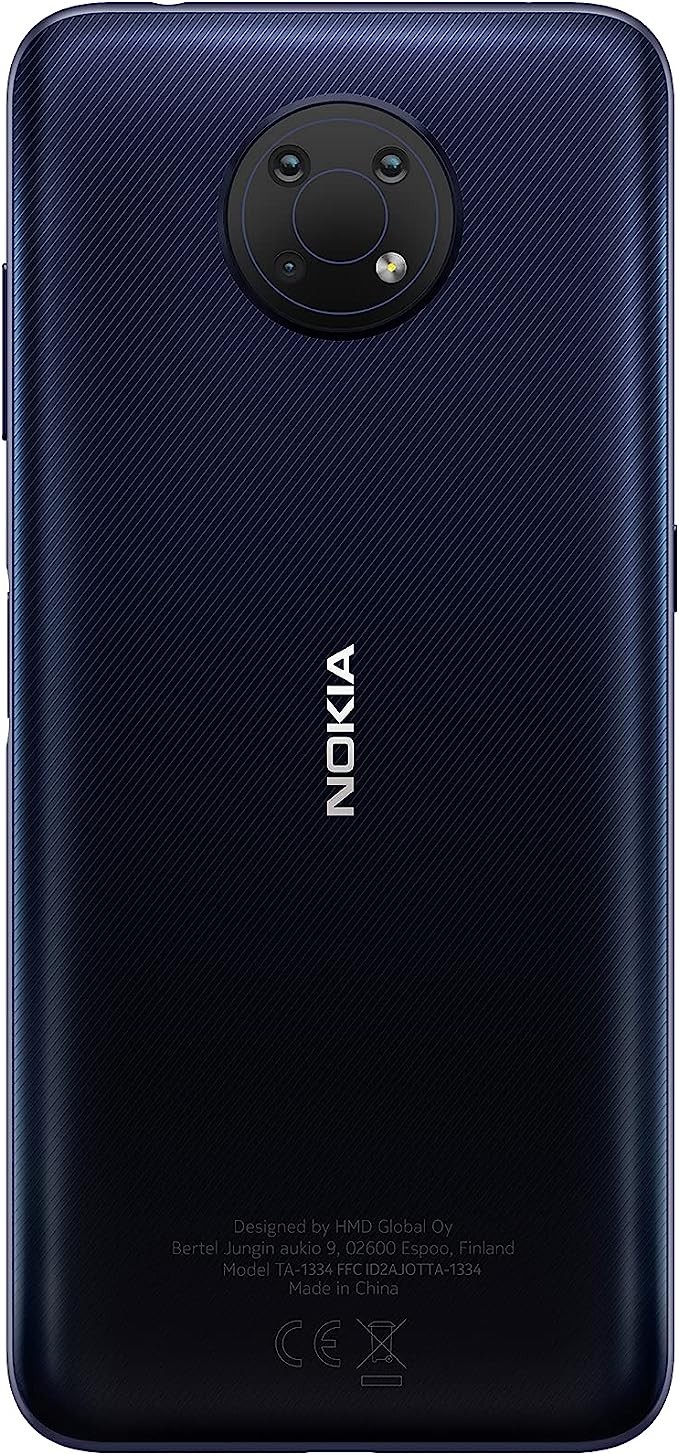 Nokia G10 | Android 11 | Unlocked Smartphone | 3-Day Battery | 3/64GB | 6.52-Inch Screen | 13MP Triple Camera | Polar Night,Blue