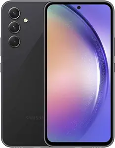 SAMSUNG Galaxy A54 5G A Series Cell Phone, Unlocked Android Smartphone, 128GB, 6.4” Fluid Display Screen, Pro Grade Camera, Long Battery Life, Refined Design, US Version, 2023, Awesome Black