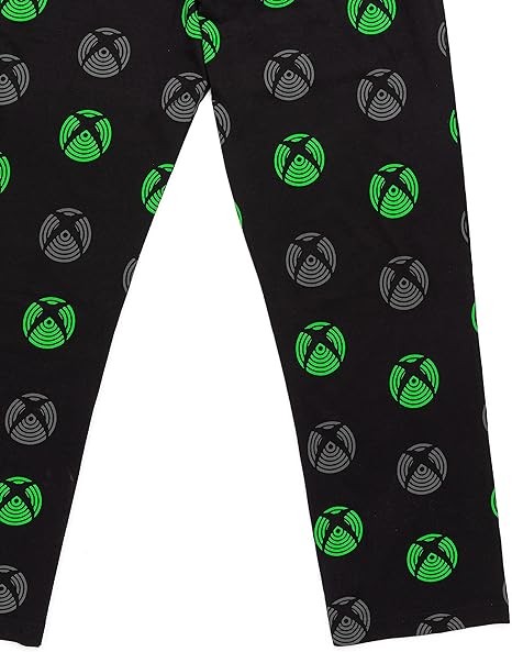 Xbox Lounge Pants Mens Black Game Console Pyjamas Trouser Bottoms Pjs